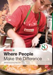 Where People Make the Difference - Spar