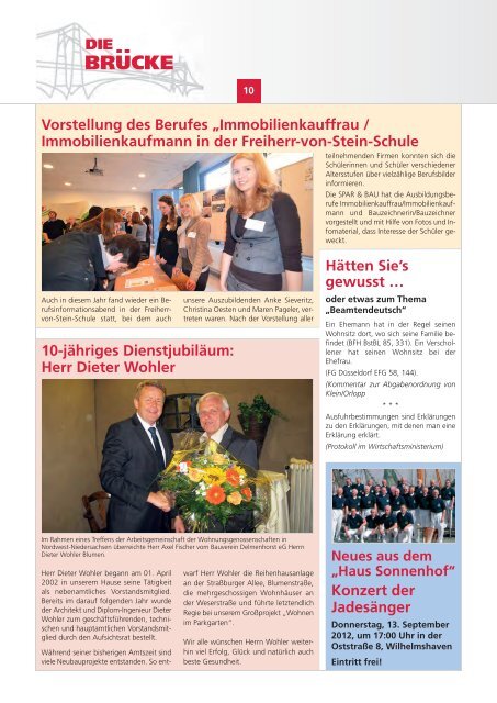 Mitgliederzeitung Nr. 48 - Wilhelmshavener Spar