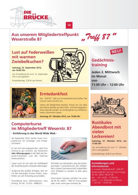 Mitgliederzeitung Nr. 48 - Wilhelmshavener Spar