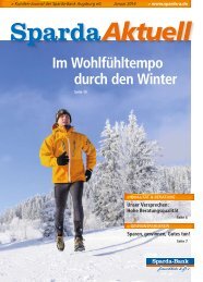 Ausgabe Januar 2014 - Sparda-Bank Augsburg eG