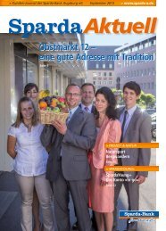 Ausgabe September 2013 - Sparda-Bank Augsburg eG