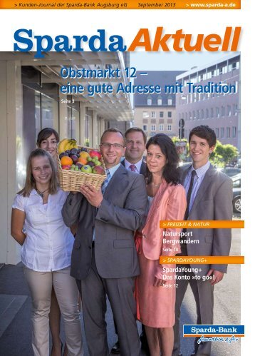 Ausgabe September 2013 - Sparda-Bank Augsburg eG