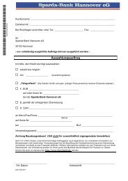 Kundenbedingungen Fur Die Visa Card Sparda Bank Hannover