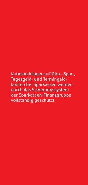 Sicherheit von Geldanlagen - Sparkasse Aachen