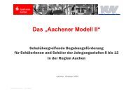 Das „Aachener Modell II“ - Sparkasse Aachen