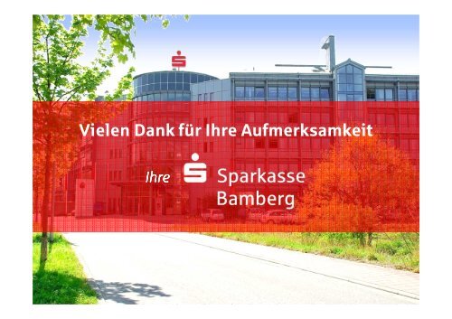 Vereinsveranstaltung Präsentation - Sparkasse Bamberg
