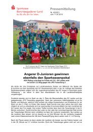 42 - Sparkassenpokal D-Junioren - Sparkasse Berchtesgadener Land