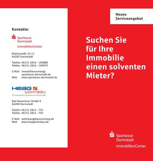 Zum PDF-Flyer mit den Kontaktdaten - Sparkasse Darmstadt