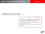 Leitfaden zu VR-Profi cash - Wartburg-Sparkasse