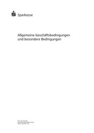 AGB und Sonderbedingungen - Sparkasse Dortmund