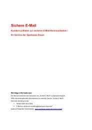 Sichere E-Mail - Sparkasse Essen