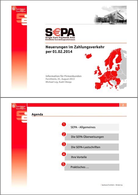 Präsentation zum Vortrag - Sparkasse Forchheim
