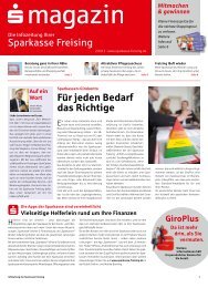 Magazin 2/2013 - Sparkasse Freising