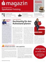 Magazin 3/2013 - Sparkasse Freising