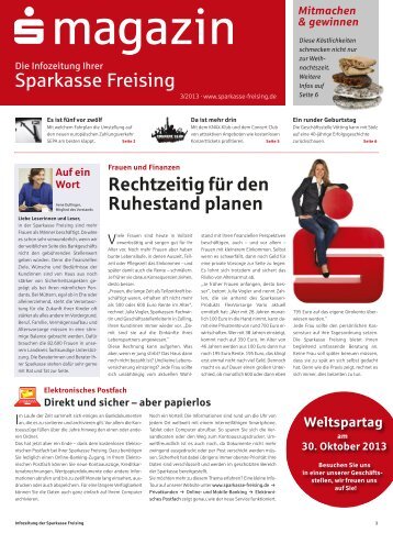 Magazin 3/2013 - Sparkasse Freising