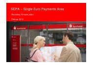 SEPA Präsentation Firmenkunden - Sparkasse Fulda