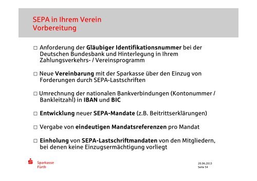 SEPA-Lastschrift - Sparkasse Fürth