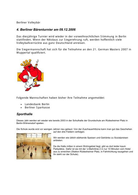 Turnier Berliner Sparkasse Sparkassen German Masters