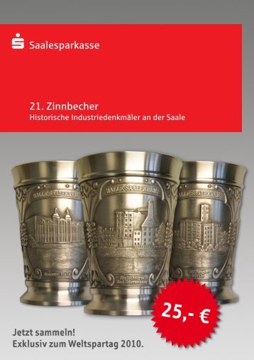 21. Zinnbecher ï³ï­Saalesparkasse