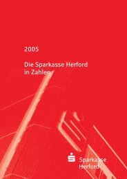 Geschäftsbericht 2005 - Sparkasse Herford