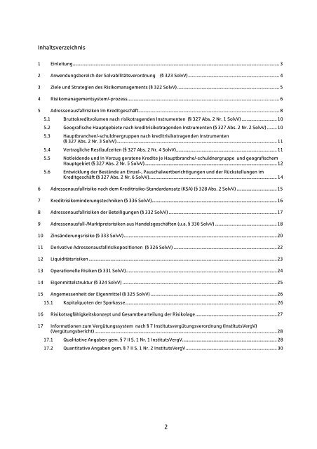 Sparkasse im Kreis Herford Offenlegungsbericht nach § 26a KWG ...