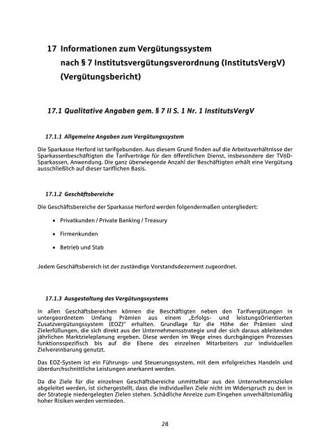 Sparkasse im Kreis Herford Offenlegungsbericht nach § 26a KWG ...