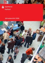 Geschäftsbericht 2006 - Sparkasse Herford