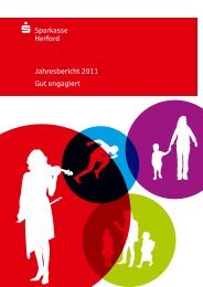 S Sparkasse Herford Jahresbericht 2011 Gut engagiert