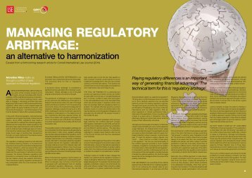 Managing Regulatory Arbitrage: an alternative to harmonization (.pdf)