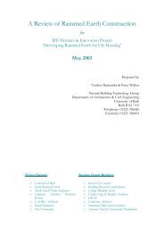 A Review of Rammed Earth Construction