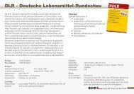 downloaden - DLR Online: Deutsche Lebensmittel Rundschau