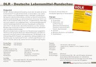 DLR - Deutsche Lebensmittel-Rundschau