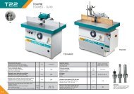 TOUPIE TOUPIES - TUPIS - Griggio Woodworking Machinery