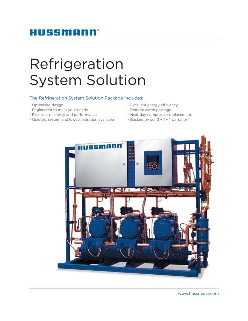 Refrigeration System Solution - Hussmann