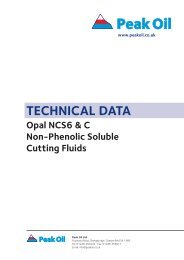 Opal NCS6 & C - PEAK OIL