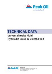 Universal Brake Fluid - PEAK OIL