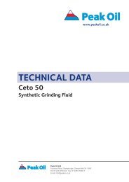 Ceto 50 - PEAK OIL