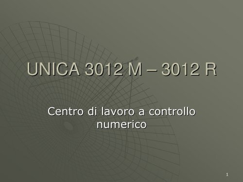 UNICA 3012 M -226 3012 R-Ital