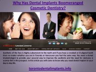  Why Has Dental Implants Boomeranged Cosmetic Dentistry