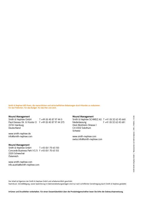 Produktkatalog anschauen - Smith & Nephew