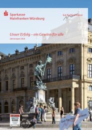 Unser Erfolg â ein Gewinn fÃ¼r alle - Sparkasse Mainfranken WÃ¼rzburg