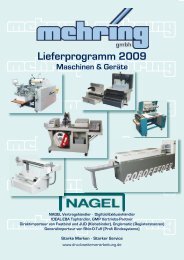 Lieferprogramm 2009 - Mehring GmbH