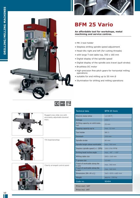 COMPREHENSIVE CATALOGUE - BGU Maschinen