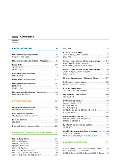 COMPREHENSIVE CATALOGUE - BGU Maschinen