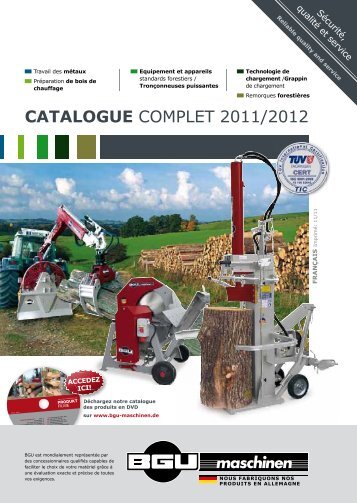 Catalogue complet 2011/2012 - BGU Maschinen