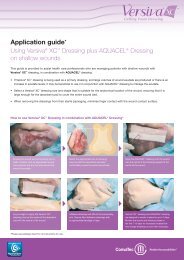 Using VersivaÂ® XCâ¢ dressing plus AQUACEL ... - ConvaTec