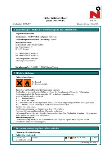 Haftgrundspray rotbraun 400 ml - normteile vertriebs gmbh