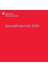 GeschÃ¤ftsbericht 2004 - Sparkasse MÃ¼nsterland Ost