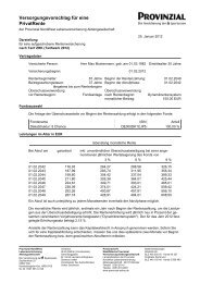 PrivatRente nach Tarif ZRK