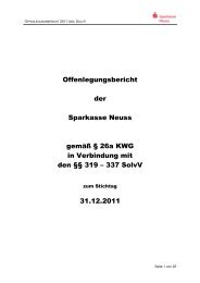 Stichtag 31.12.2011 - Sparkasse Neuss